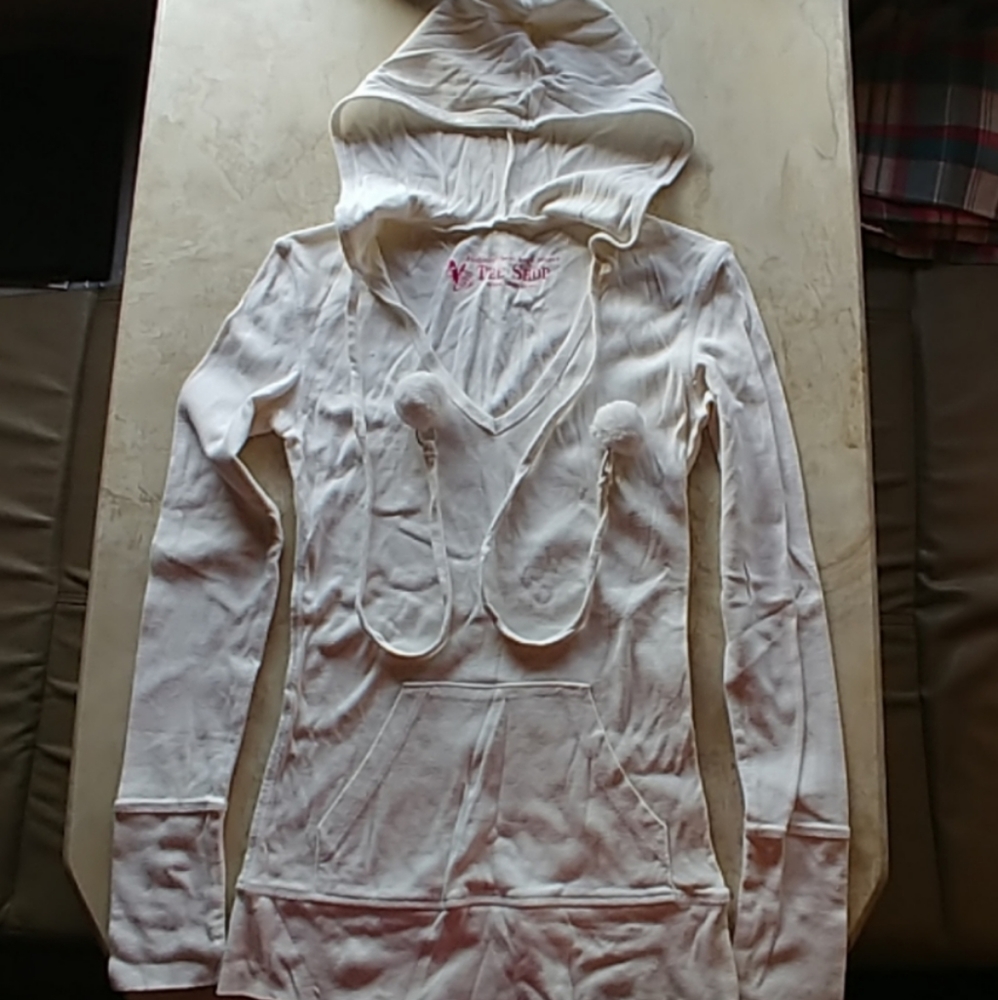 ISO Victoria Secret Hooded Tee with pompoms
